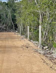 Calles blancas del desarrollo